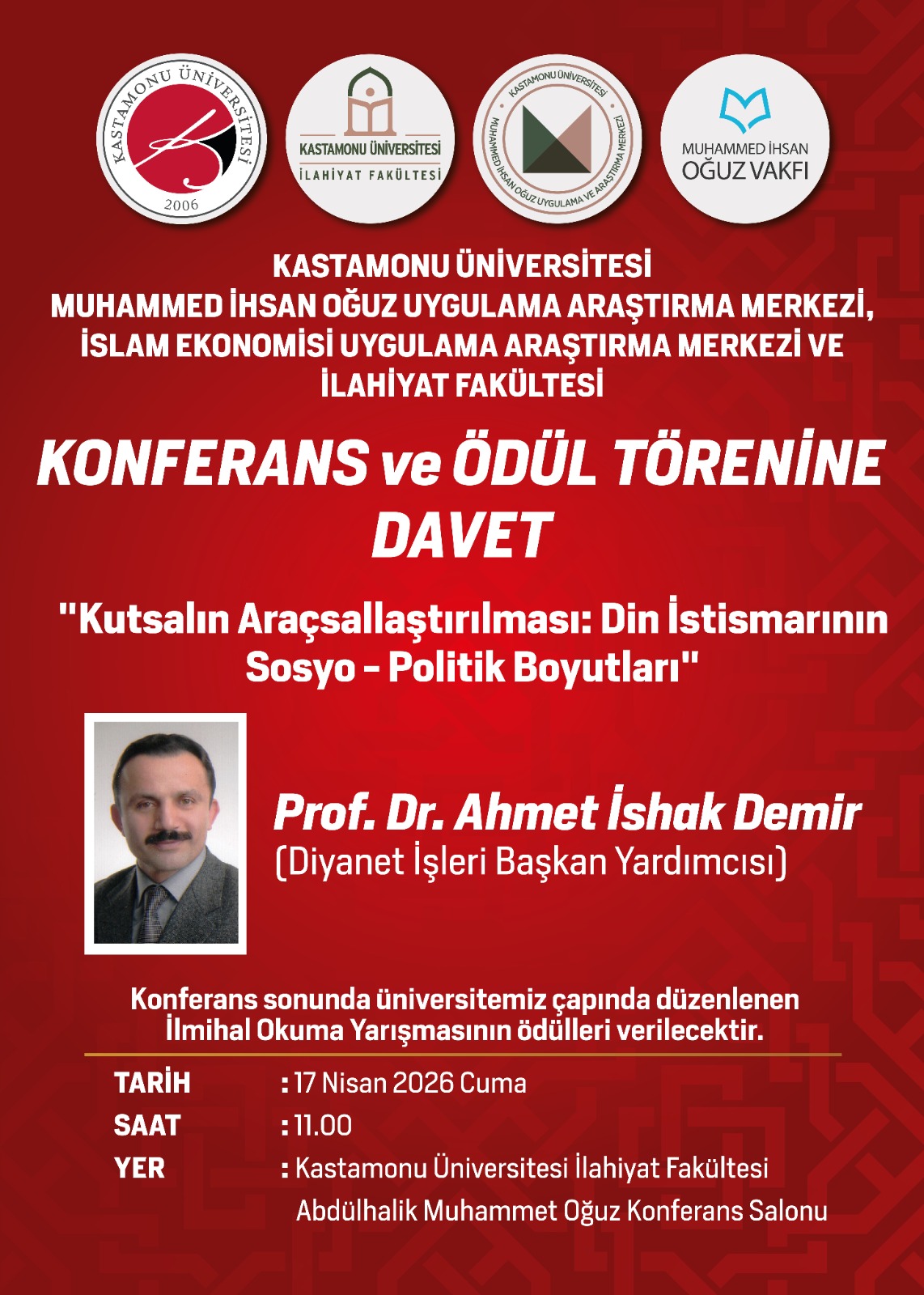 Konferans ve Ödül Töreni: 
